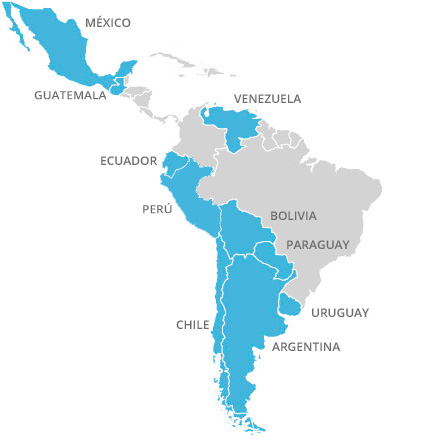 Distribuidores en latinoamérica
